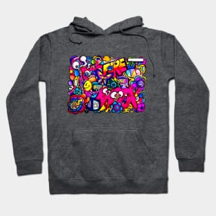 Crazy Art Work Hoodie